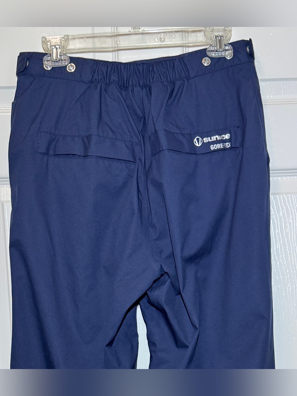 Sunice Men's Navy Gore-Tex Waterproof Rain Pants S
